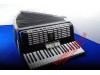 Galotta full size accordion finished in black